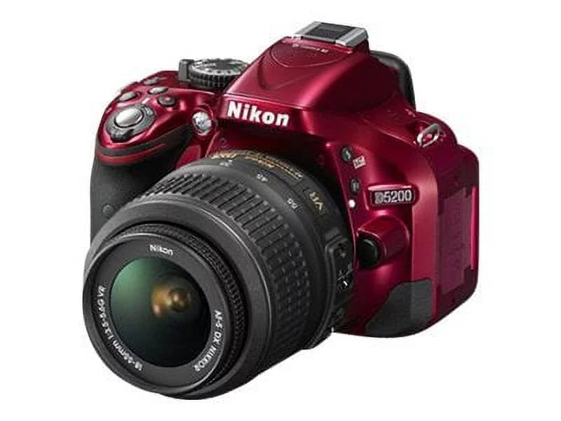 Red Digital Camera SLR 24.1 MP 3x Optical Zoom 18-55mm Lens M90371