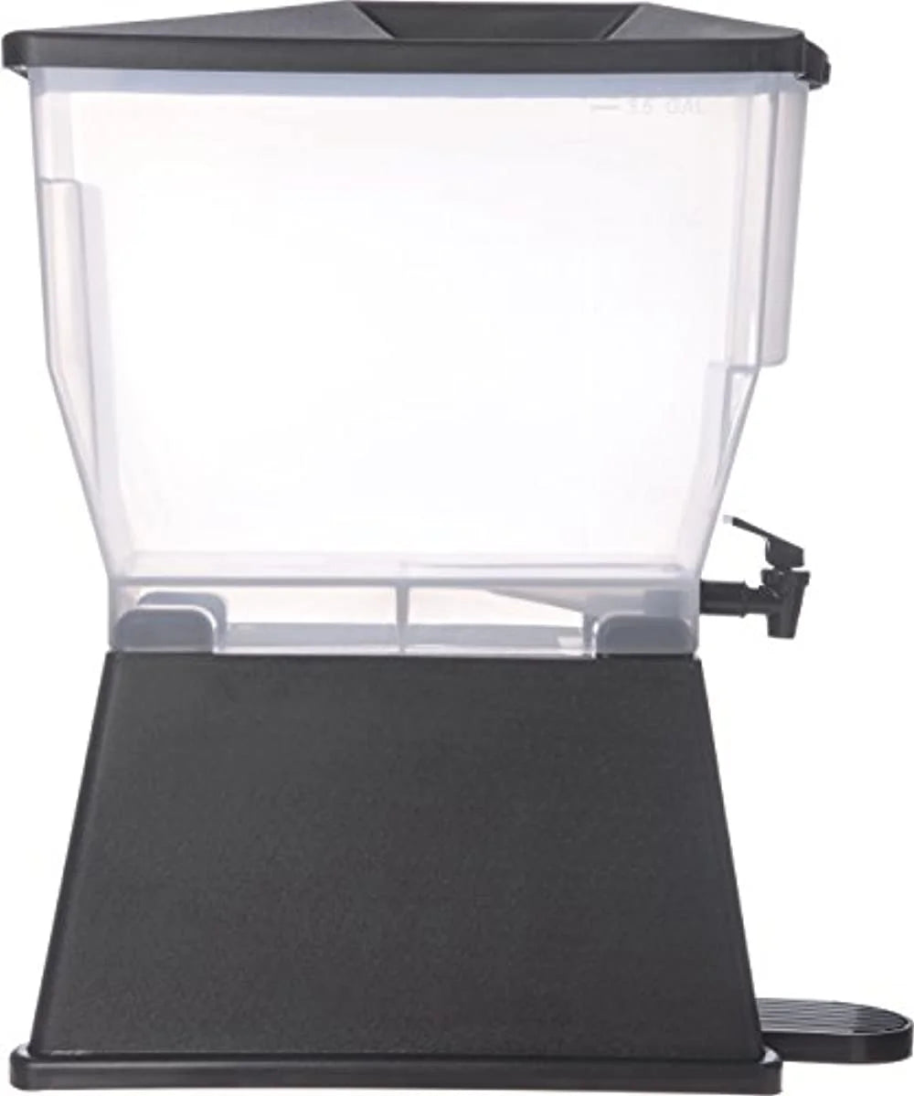Black 3 1/2 Gallon Beverage Dispenser P631