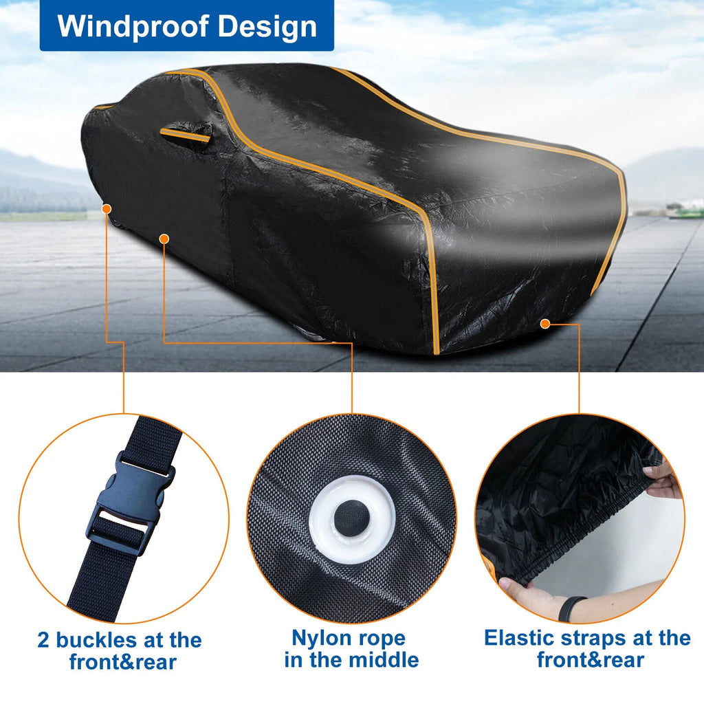 Waterproof 420D PU Car Cover for Dodge Challenger 2015-2023 H499