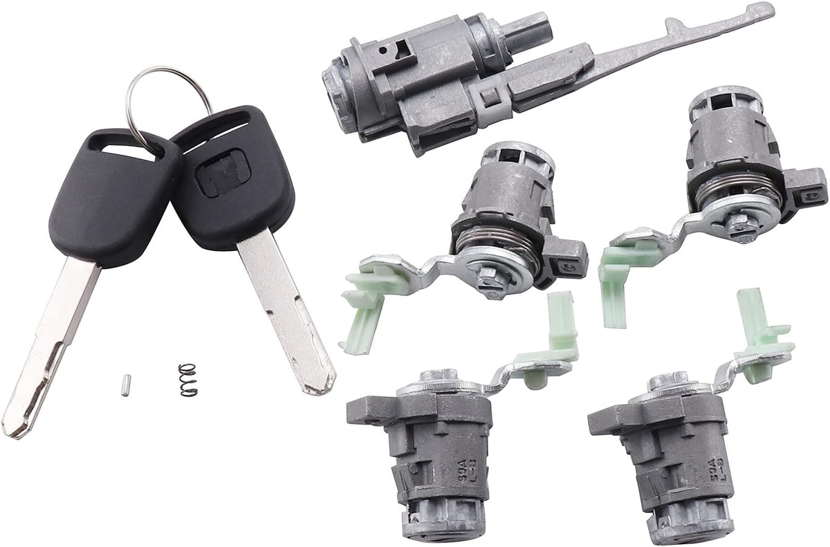 4PCS Door Lock Cylinder with Keys Ignition Switch Cylinder G70614
