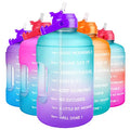1 Gallon Water Bottle with Straw Leak-Proof BPA Free Reusable Large 128OZ Capacity Water Jug N2771