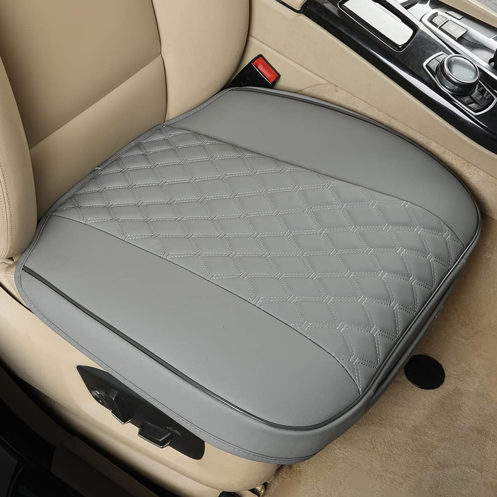 Black PU Car Seat Cover Front Seat Protector 2 Pack P2914