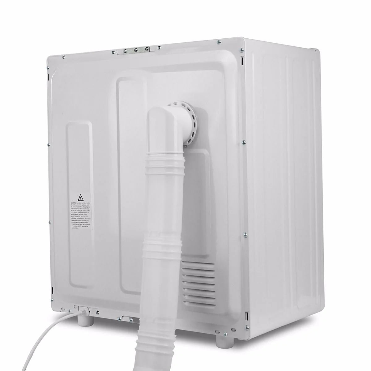 White Electric Compact Front Load Laundry Dryer Z71274