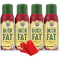 Duck Fat Spray Cooking Oil 4 Pack with Oven Mitt Q2061