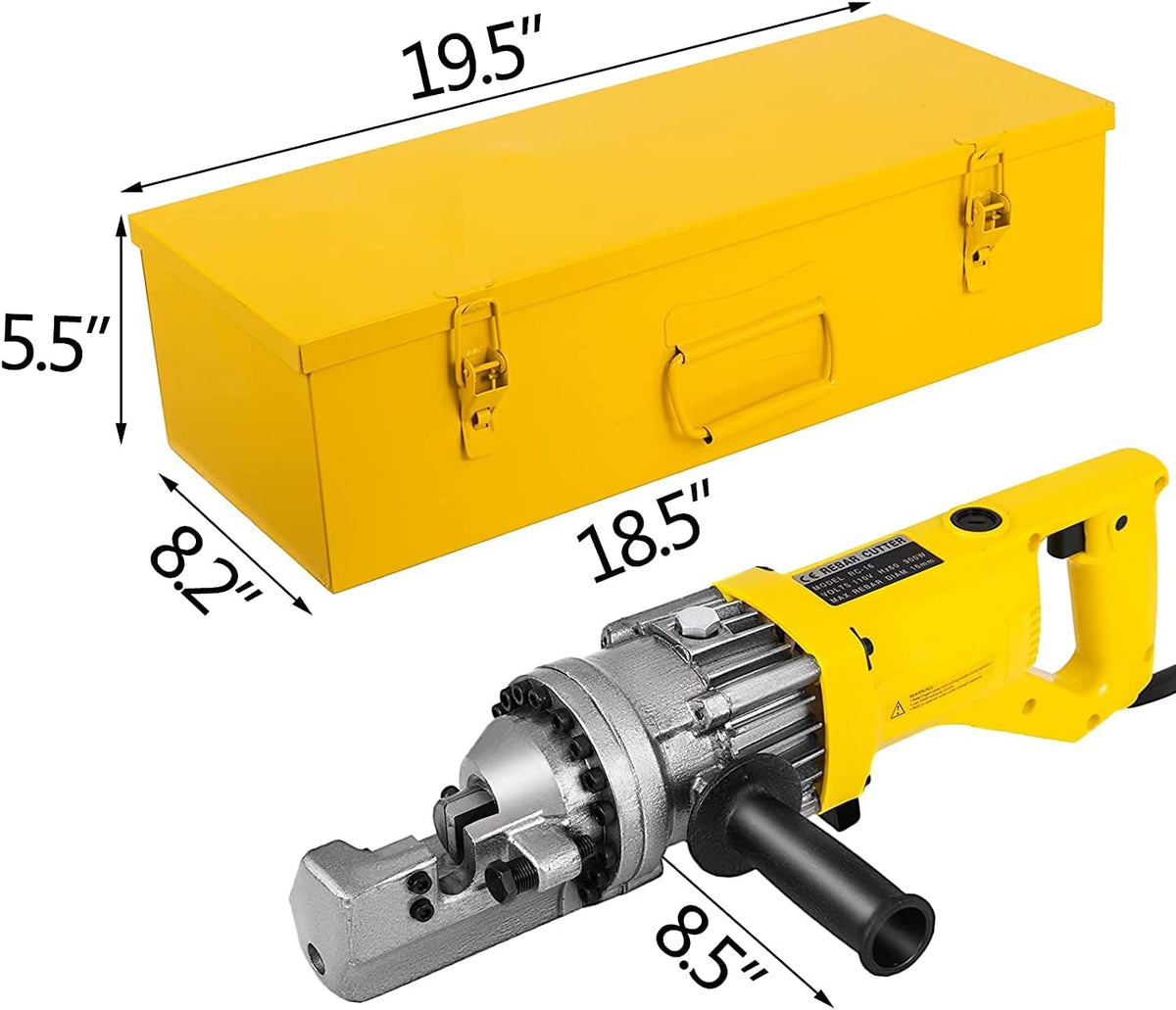 Electric Rebar Cutter, 5/8 Inch, 12 Pcs Jaw Blades, 900W Y264