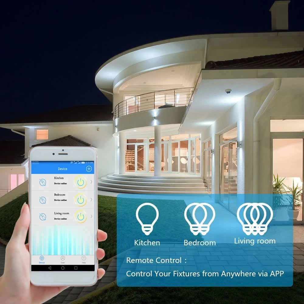 2-gang Smart Light Switch with WiFi Receiver R673549