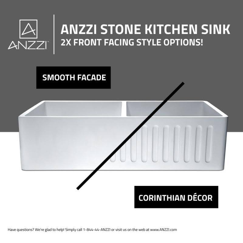 White Single Basin Kitchen Sink Z7218