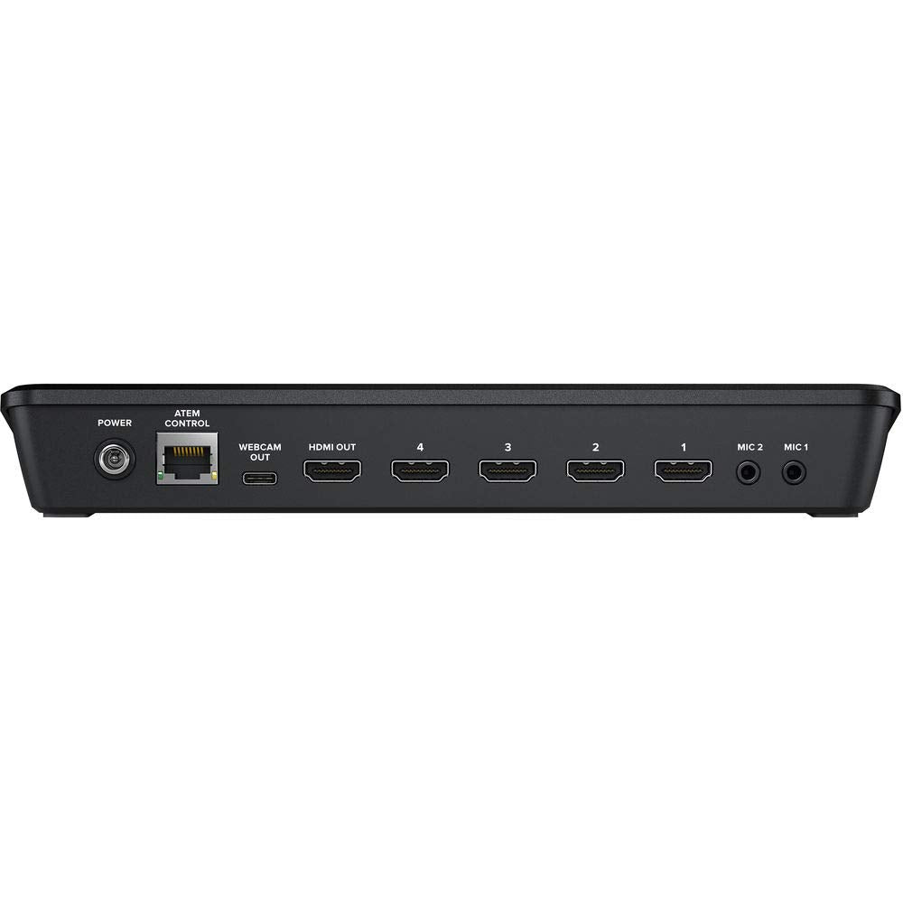 ATEM Mini HDMI Live Stream Switcher with HDMI Cable & Fastener Straps Bundle E24283