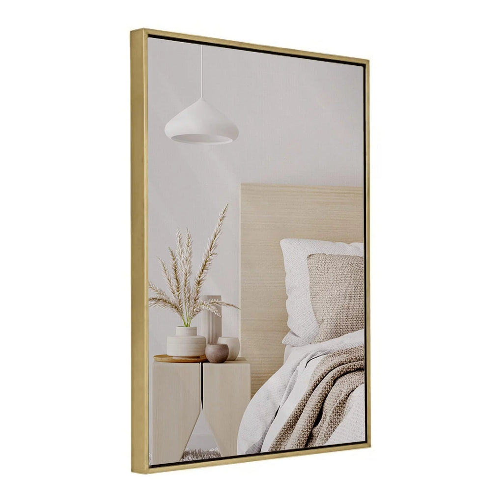 Gold Leaf Wall Mirror 24" X 36" P793541