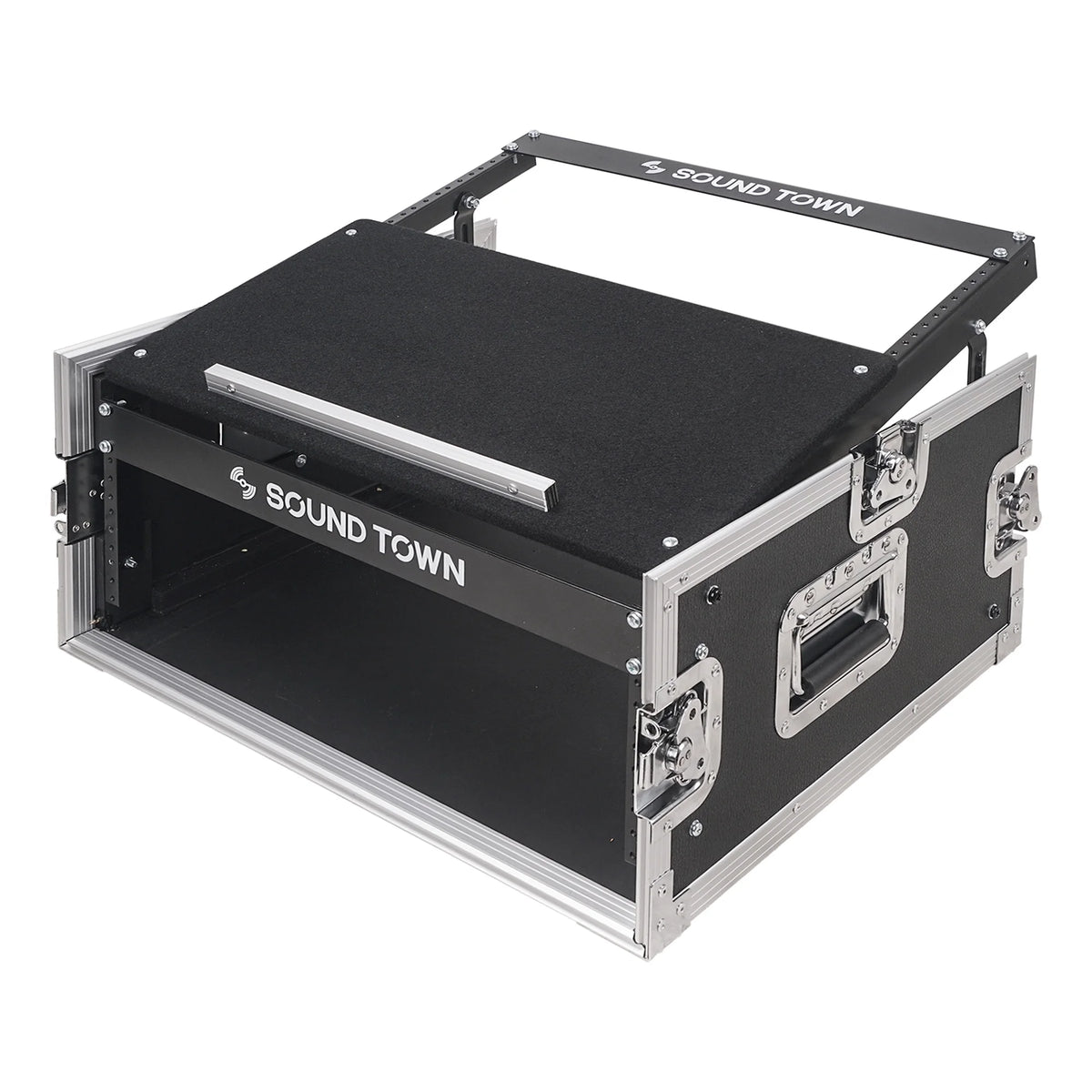 4U PA Rack Case with 11U Slant Mixer Top, 20.2 Rackable Depth D988