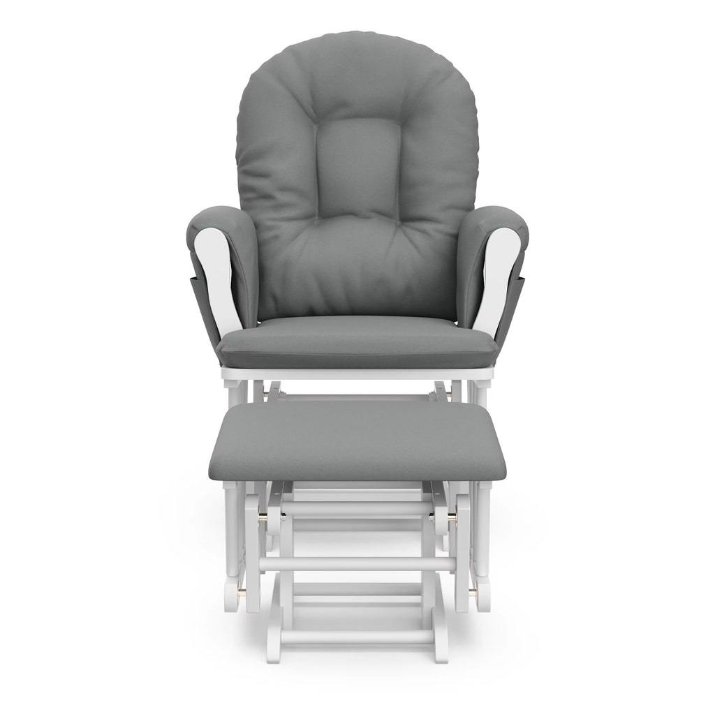 White Glider and Ottoman T7961