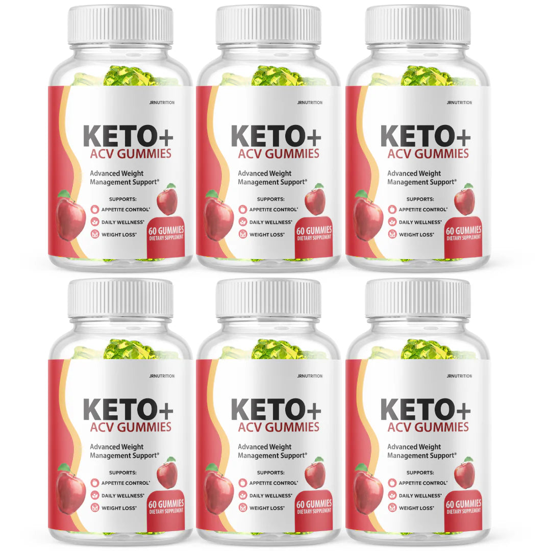 Keto ACV 500mg Gummies 6 Bottles B7576