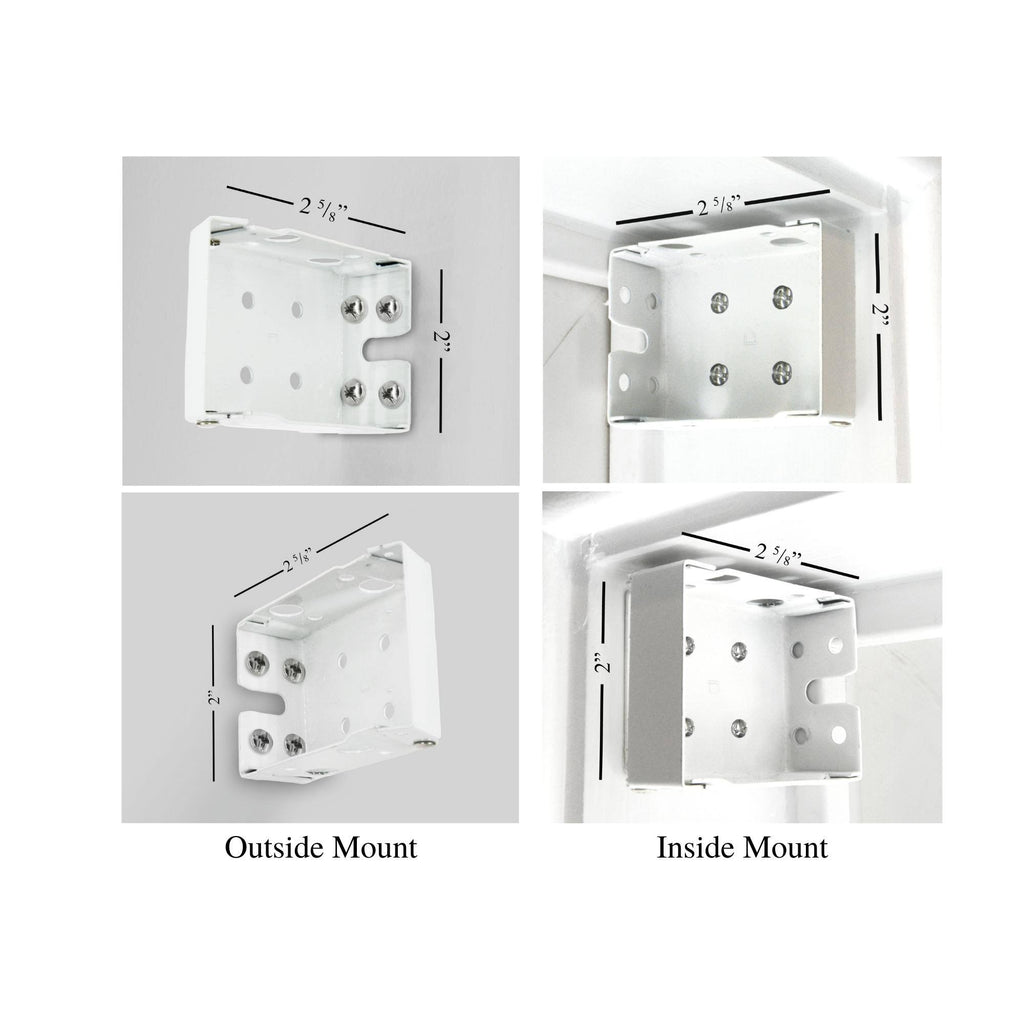 White Cordless Faux Wood Blind B360