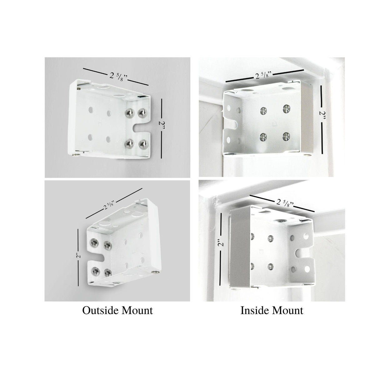 White Cordless Faux Wood Blind B360