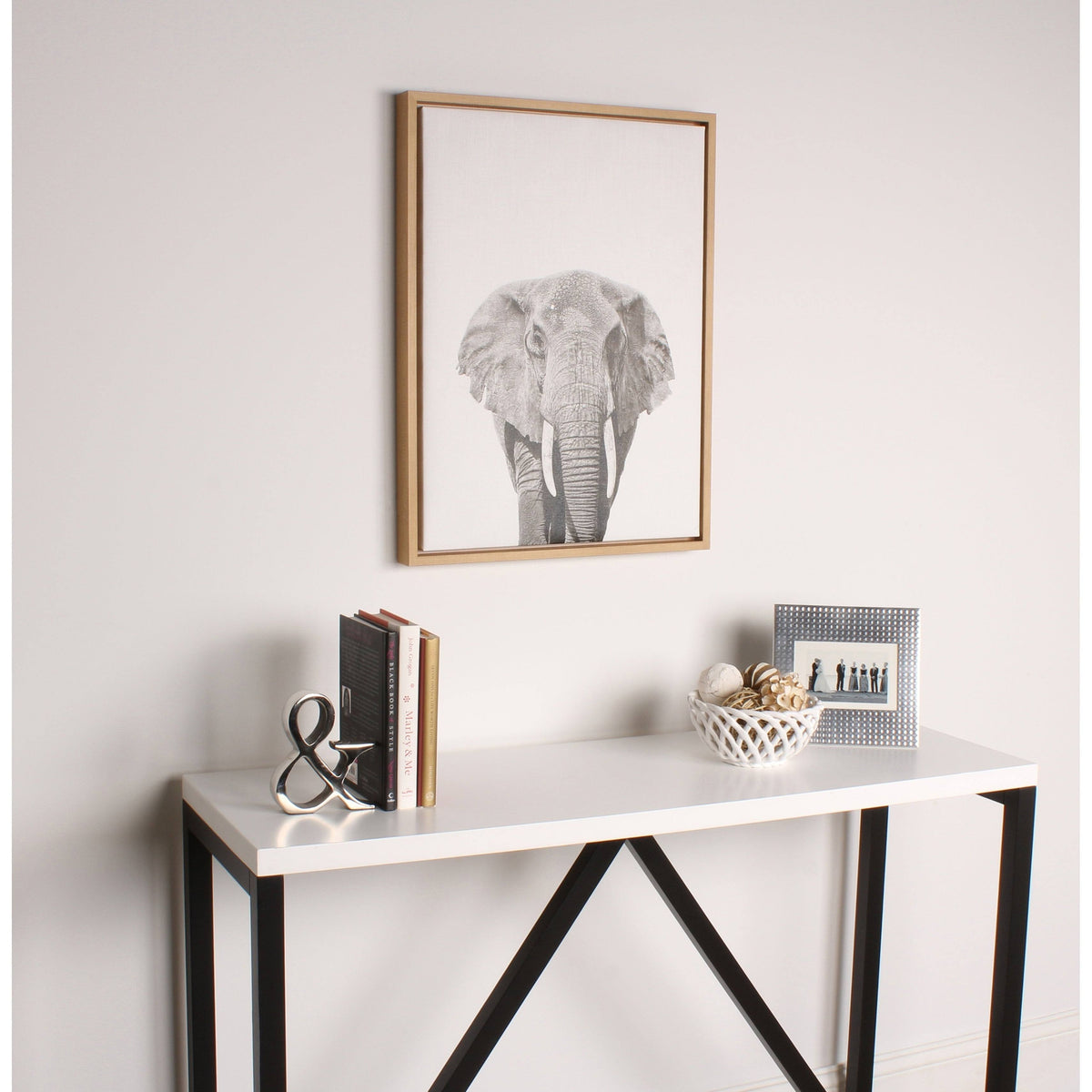 Wood Console Table V5934