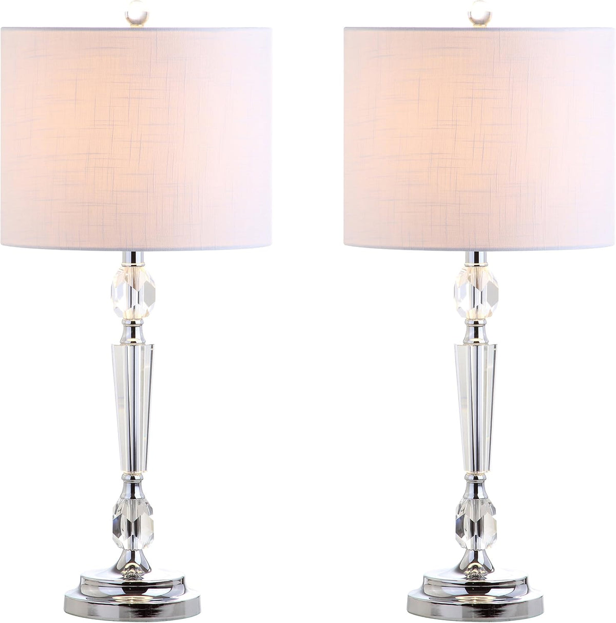 Clear Crystal LED Table Lamp Set of 2 C591