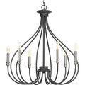 6-Light Candle-Style Chandelier E245