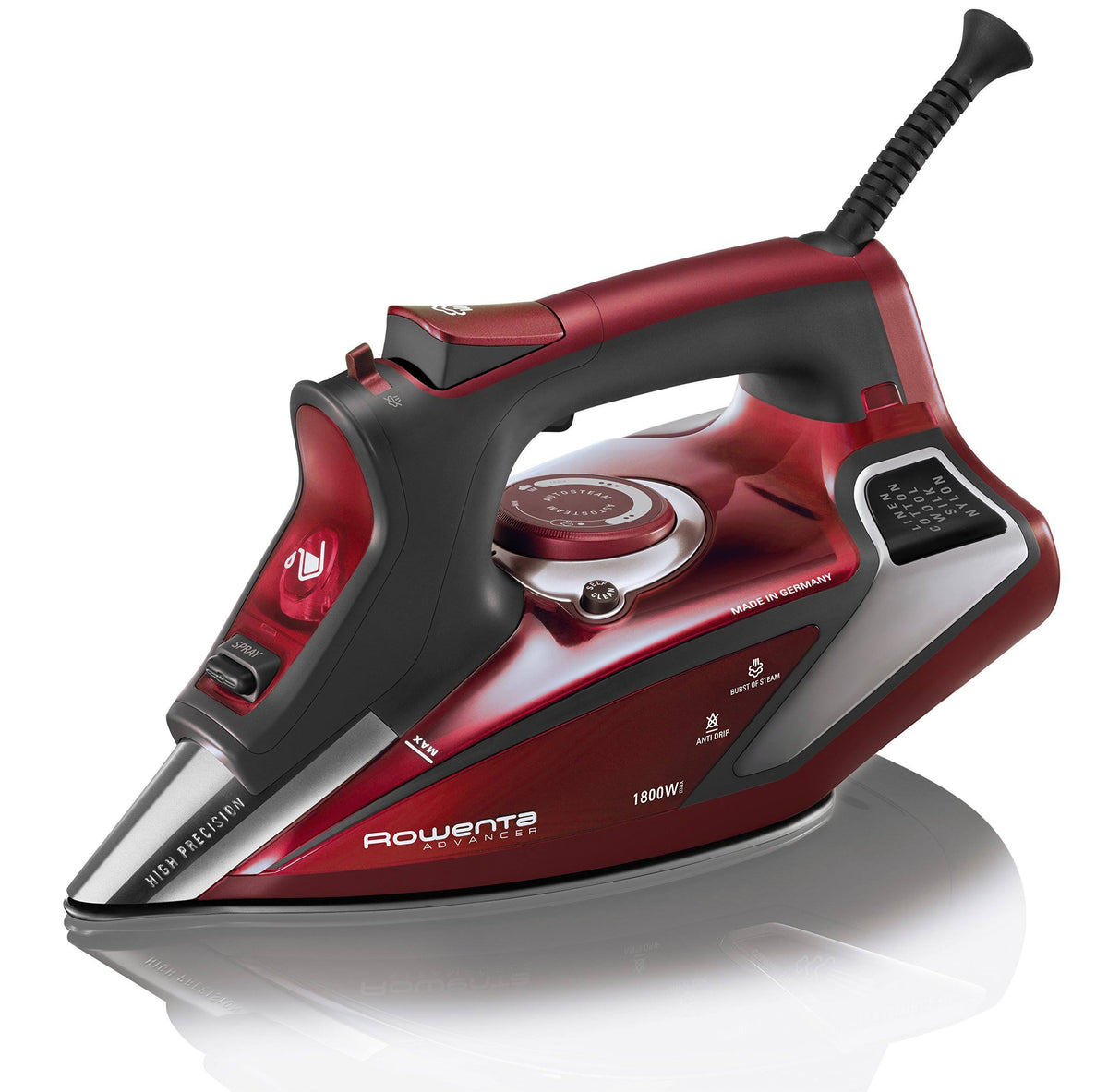 1800-Watt Steam Iron with Digital LED Display Y6377