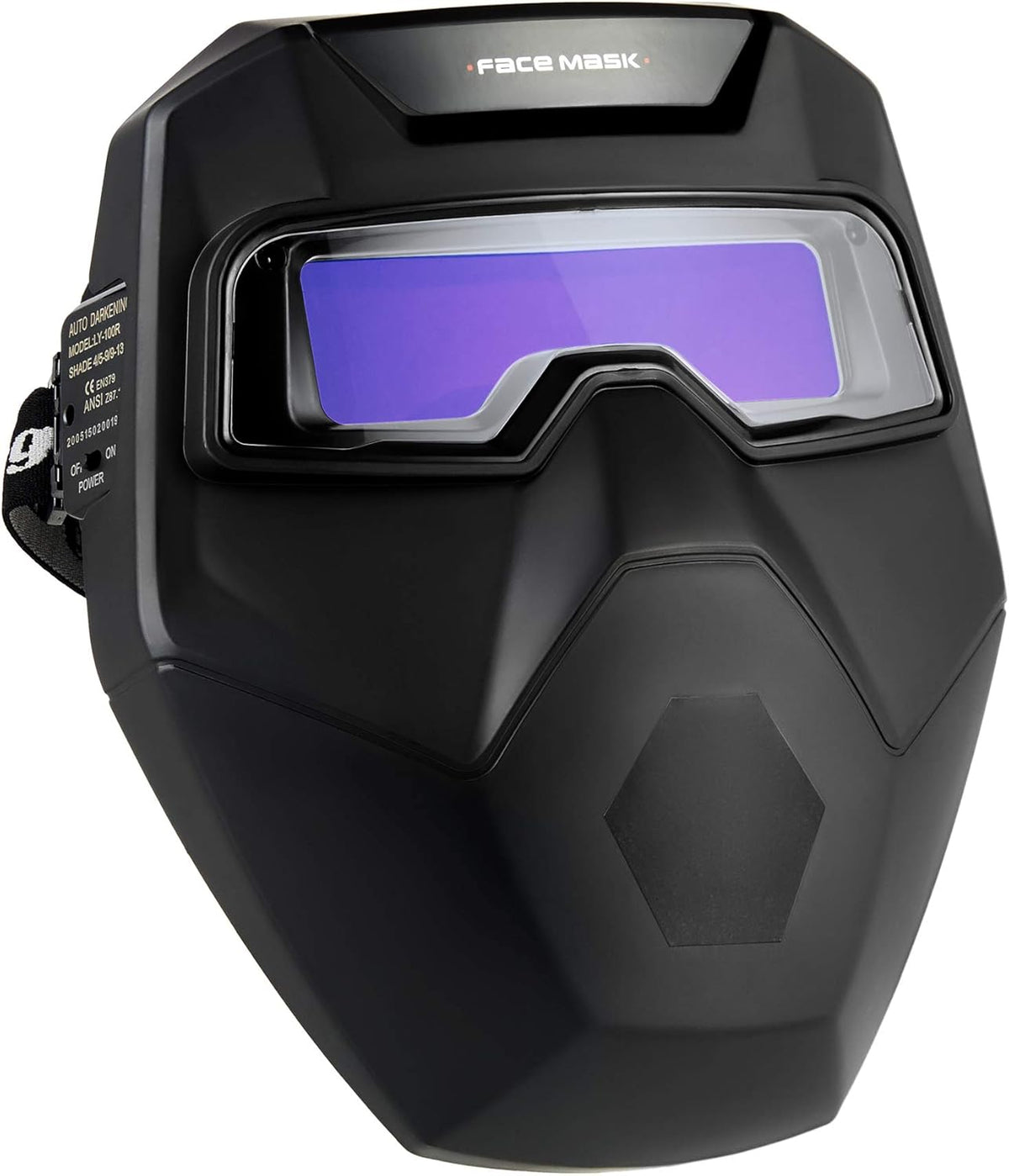 Auto Darkening Welding Goggles with Face Shield, Black Pack of 2 Y153038
