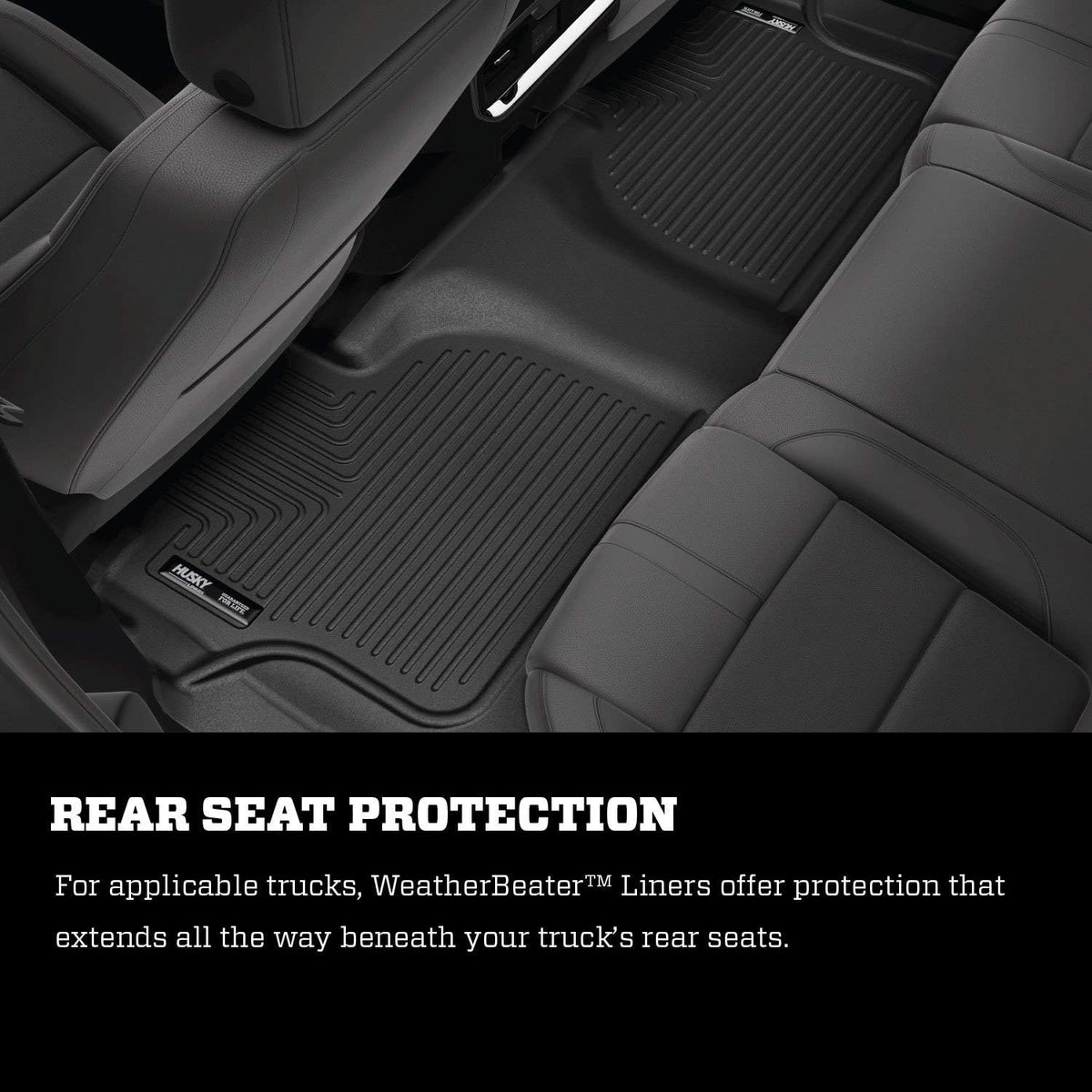 Black Front Floor Liners 2 Pcs E754