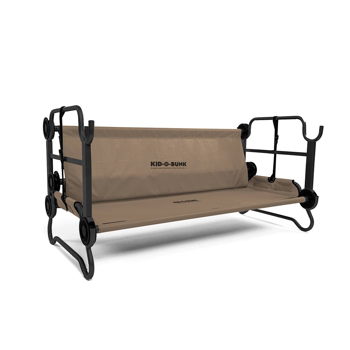 Tan Youth Double Camping Cot with Organizers R61921