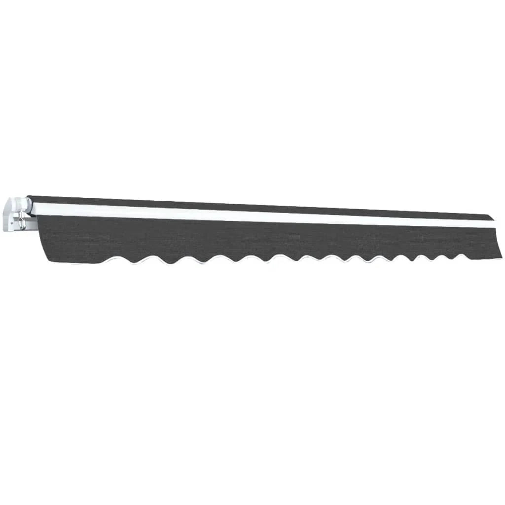 Folding Awning Manual Operated 157.5" Anthracite K578
