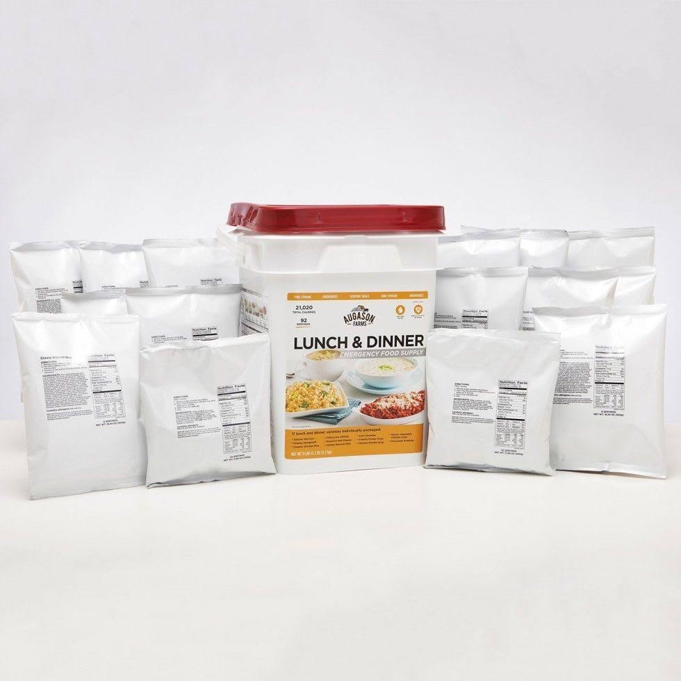 4-Pail Food Variety Kit with Survival Gear T3717