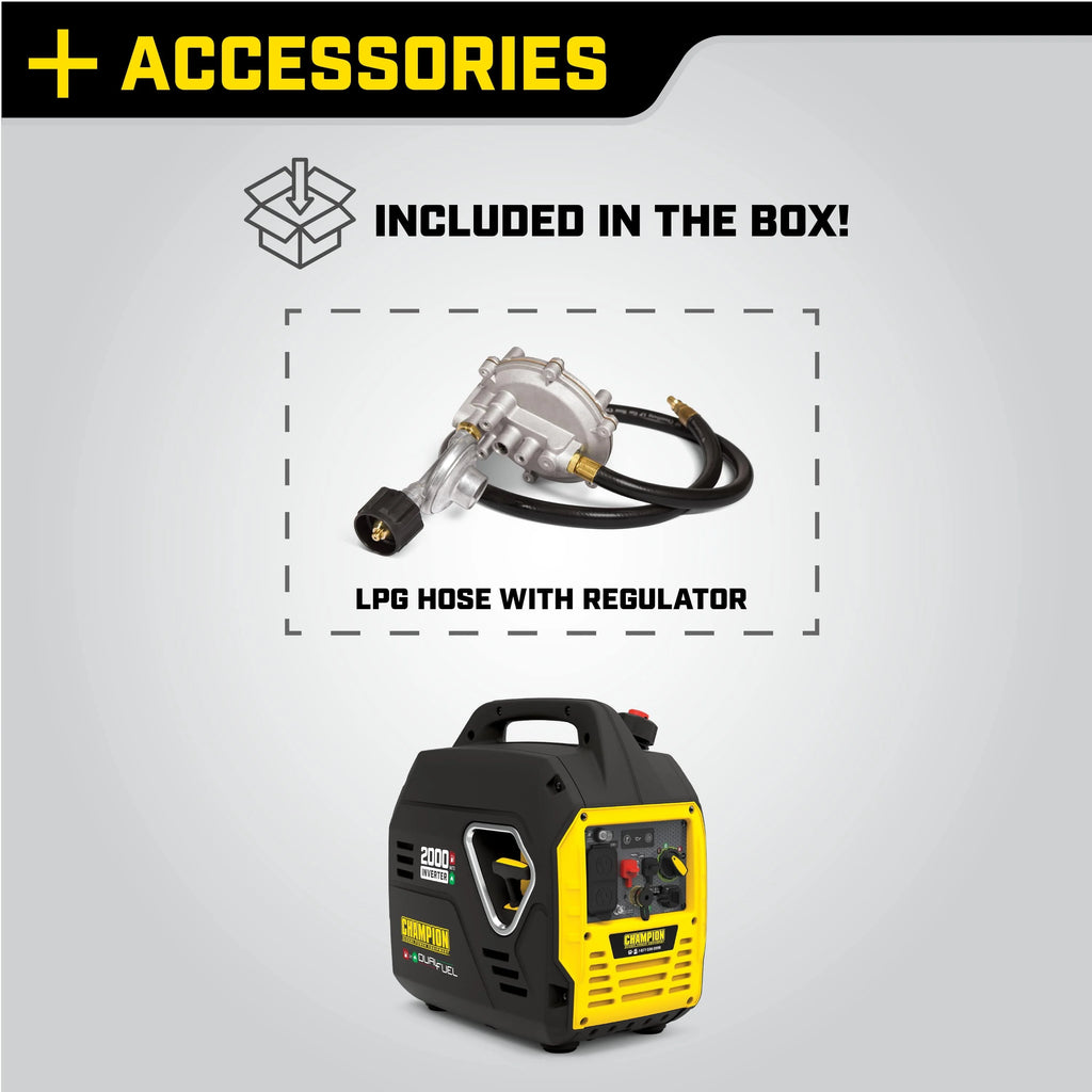 2000 Watt Dual Fuel Inverter Generator X20704