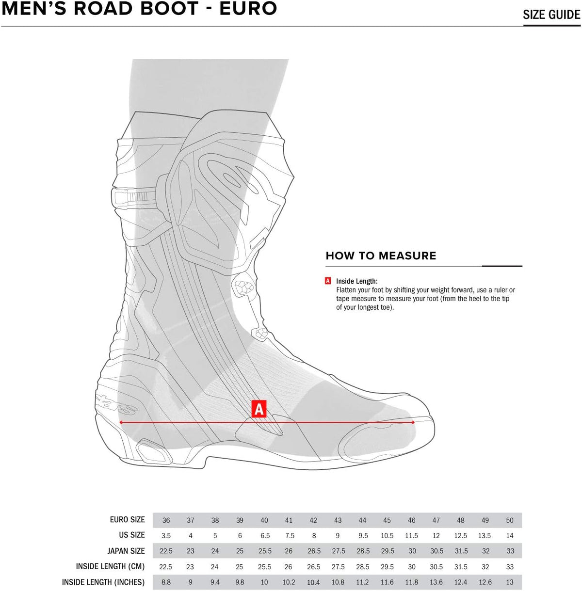 Black Motorcycle Boot V263541