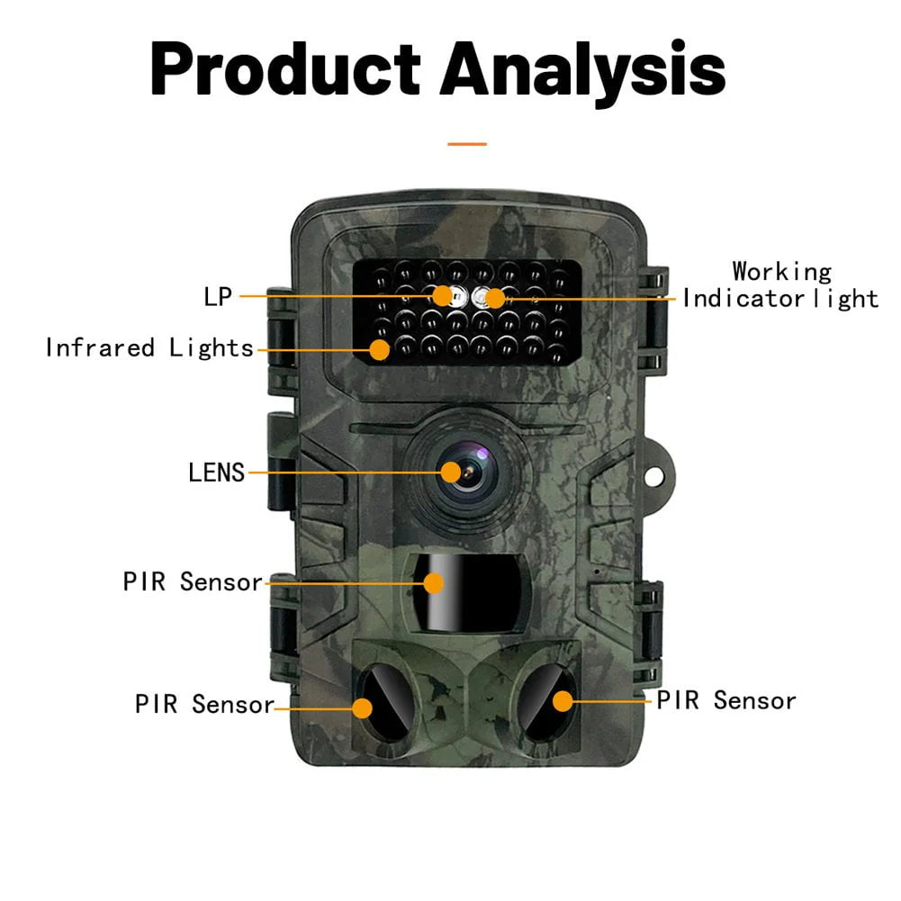 Trail Camera 12MP Infrared Night Vision A418