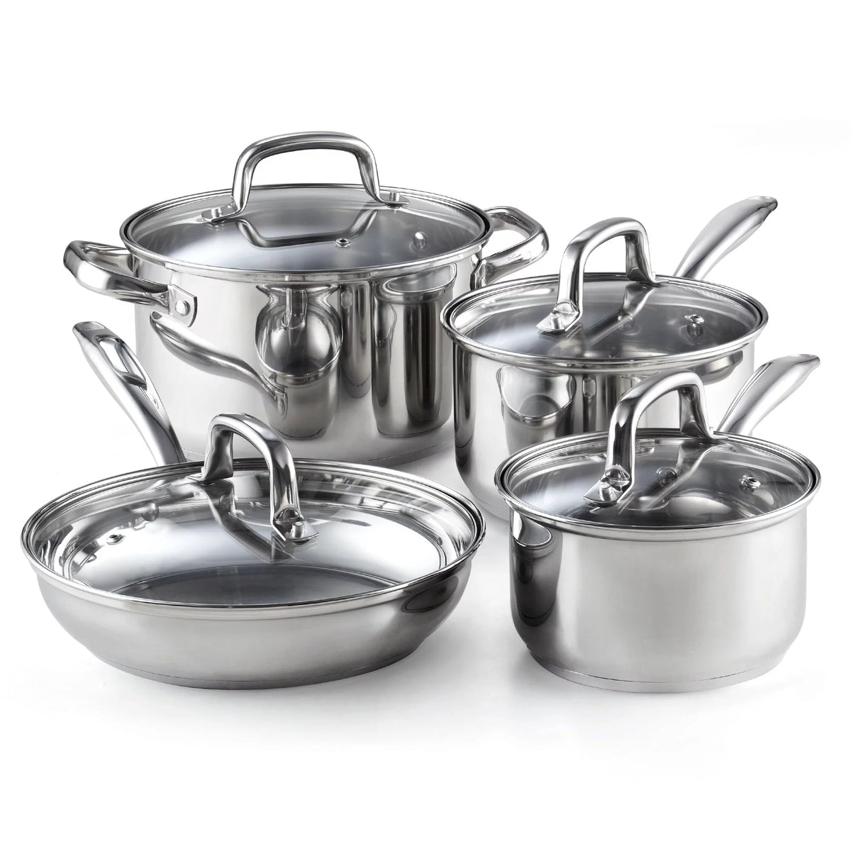 8 Piece Stainless Steel Cookware Set M8349