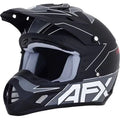 Matte Black/White Offroad Helmet, Size: XL I329668