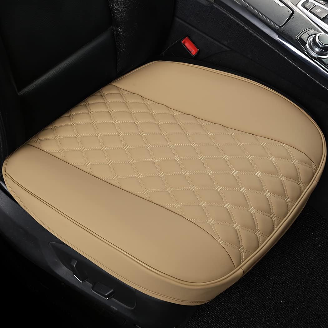 Black PU Car Seat Cover Front Seat Protector 2 Pack P2914