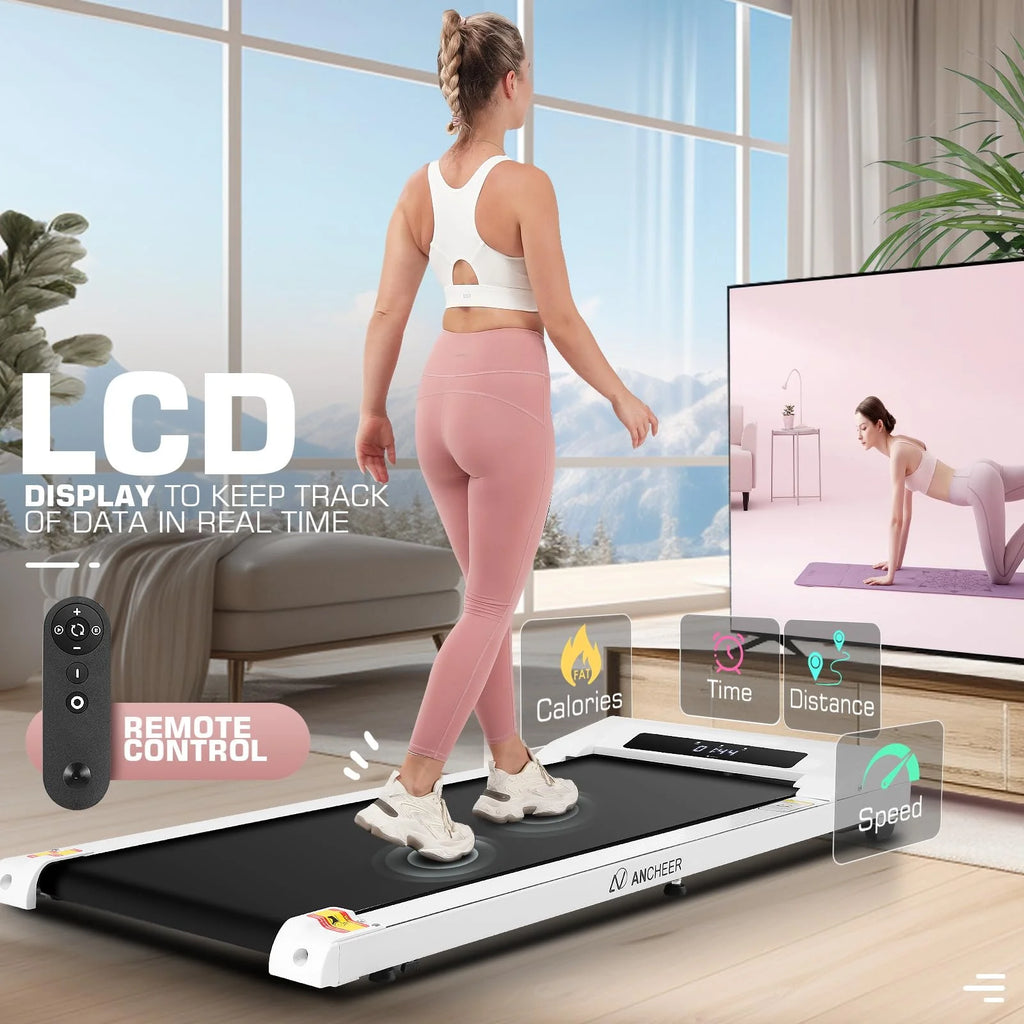 2.5HP Under Desk Treadmill with Remote Control W375