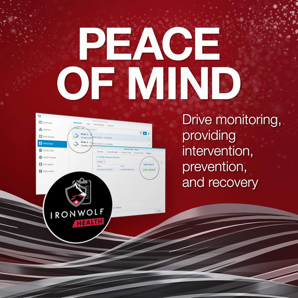 6TB NAS Internal Hard Drive HDD 3.5 Inch SATA 6Gb/s 7200 RPM 256MB Cache W862