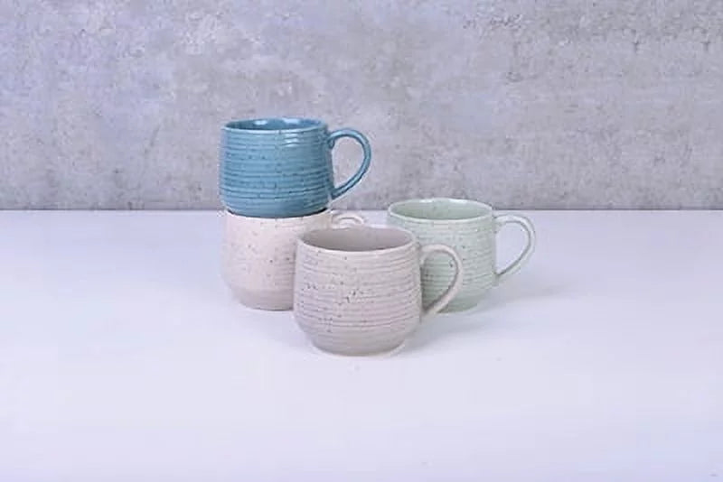 Stoneware Mugs Set of 4 X279