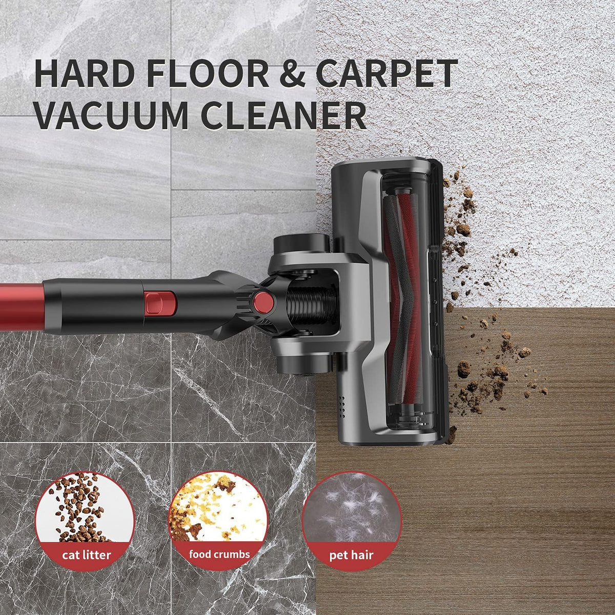 Cordless Stick Vacuum Cleaner 25Kpa 40min 250W K860
