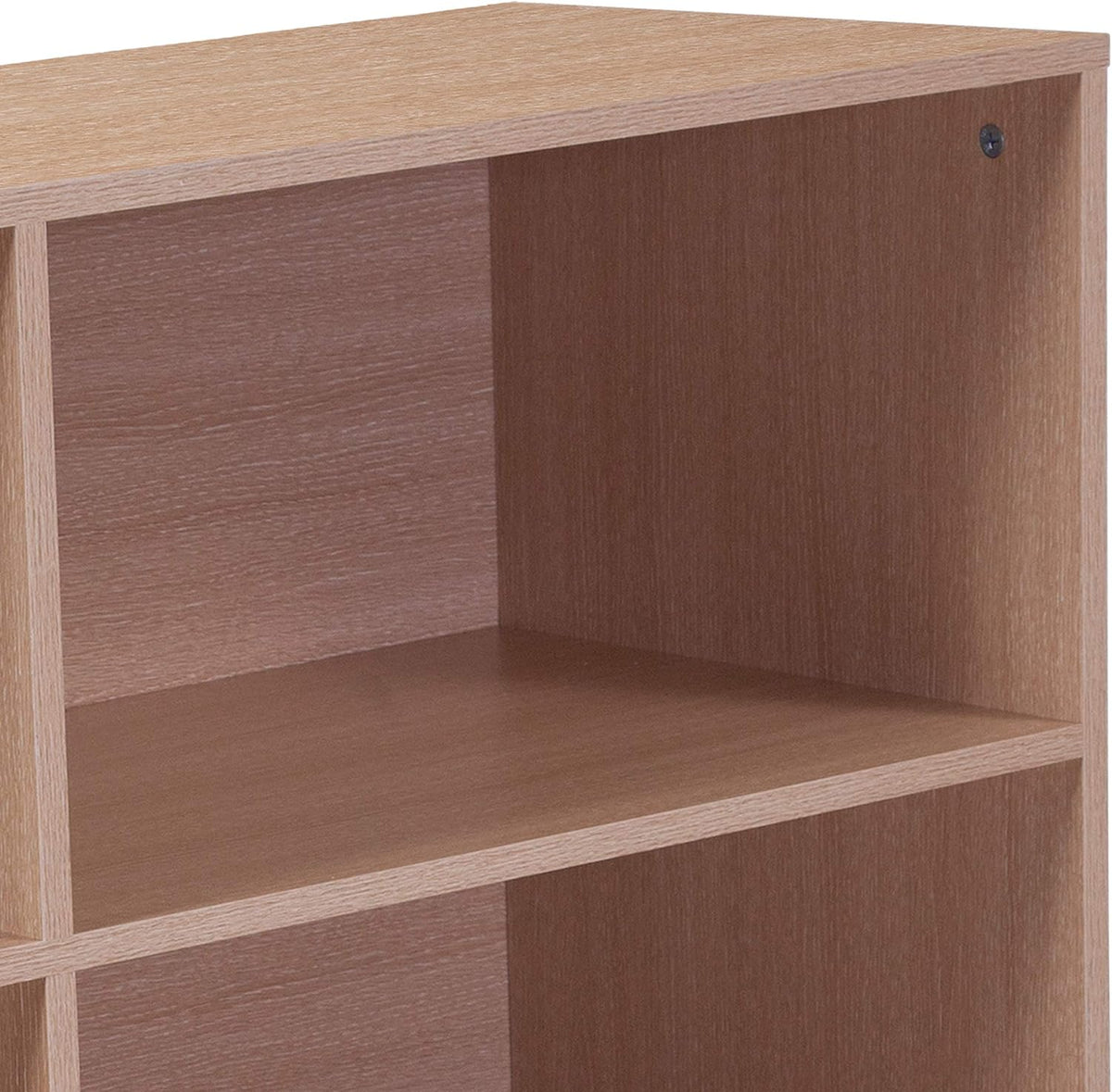 4 Shelf Oak Wood Grain Bookcase I225