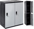 2 Door Locker Storage Cabinets Set of 2 U723