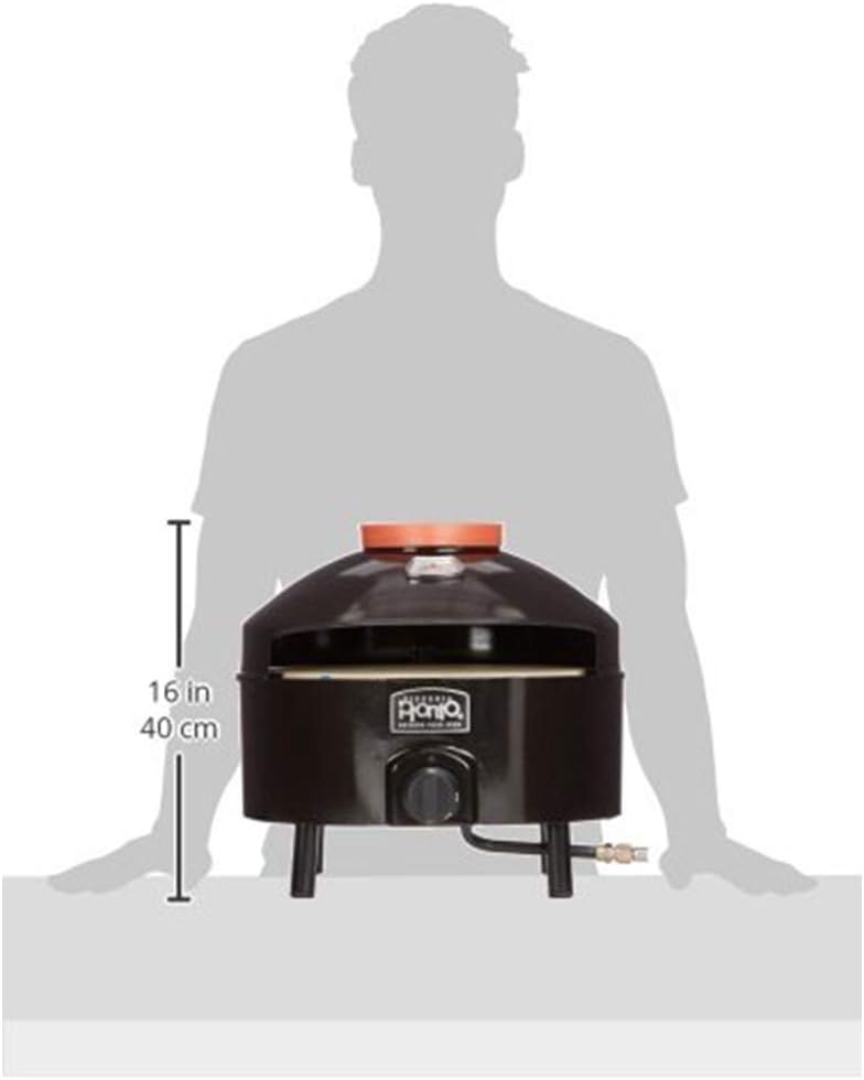 Black Outdoor Pizza Oven L893