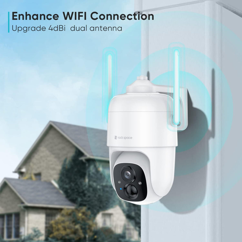 Wireless Outdoor Security Camera 1080P PTZ E86653
