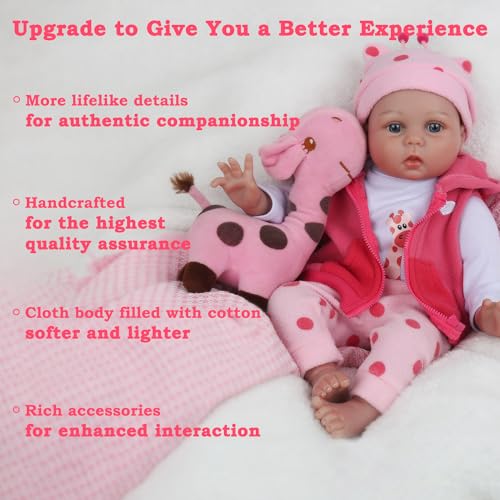 22 inches Realistic Soft Vinyl Baby Dolls F965