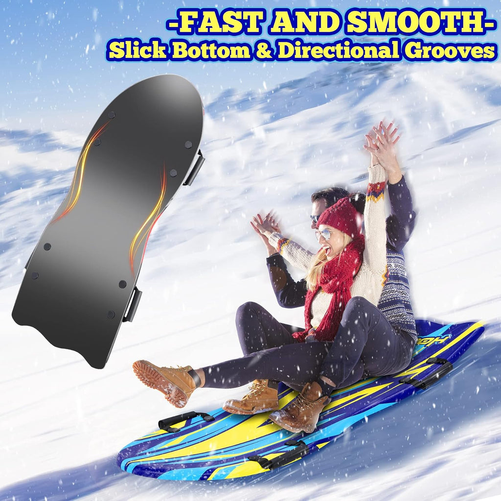 2 Pack Large Foam Snow Sled with Handles T621720