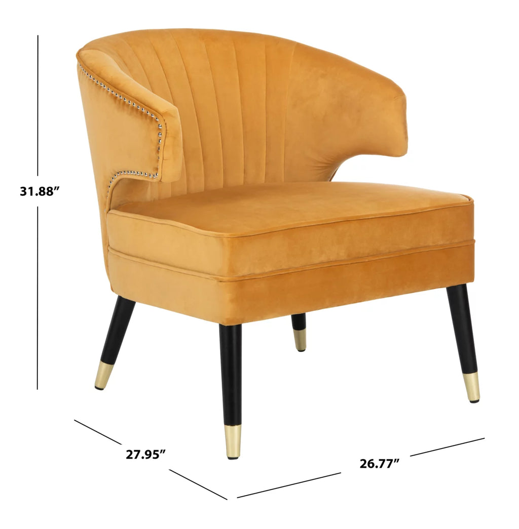 Mid-Century Retro Wingback Accent Chair P46887