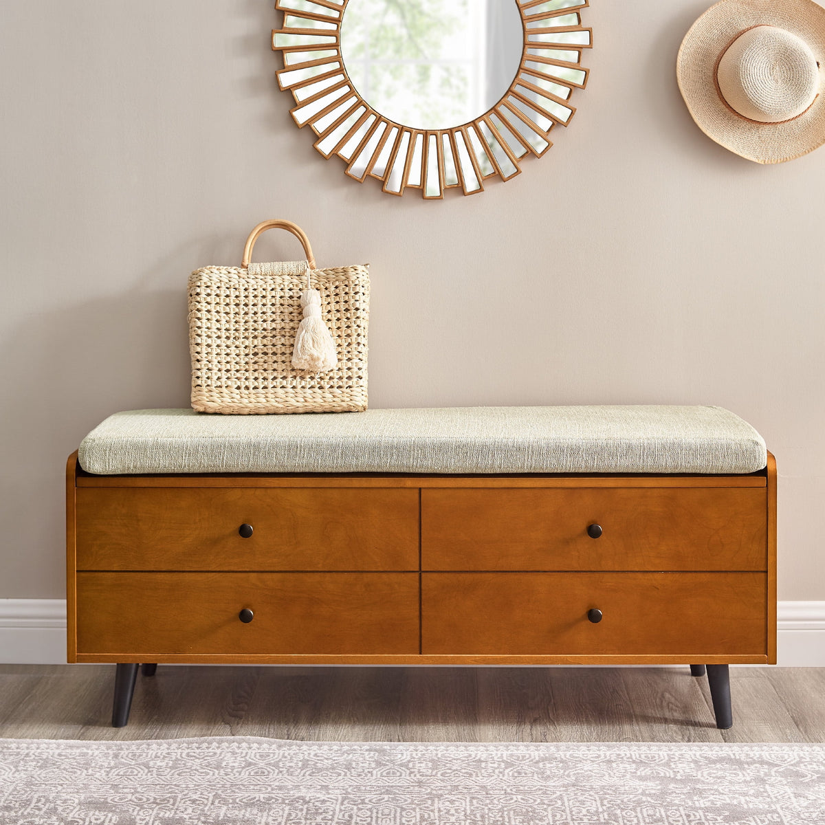 Lift Top Storage Bench L142147