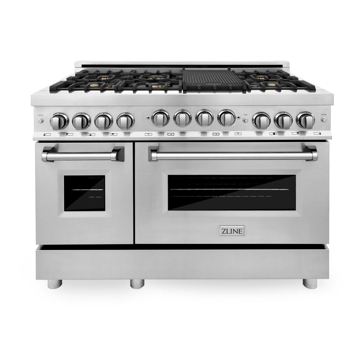 48 Inch Gas Range with Gas Oven in Stainless Steel B318