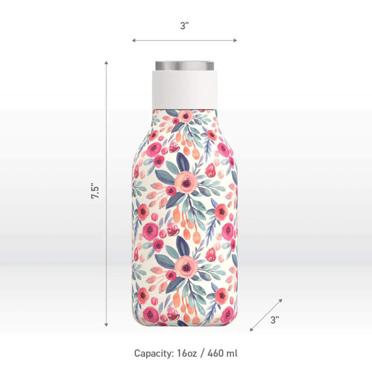 Insulated Double Walled Stainless Steel Bottle 16 Ounce C462