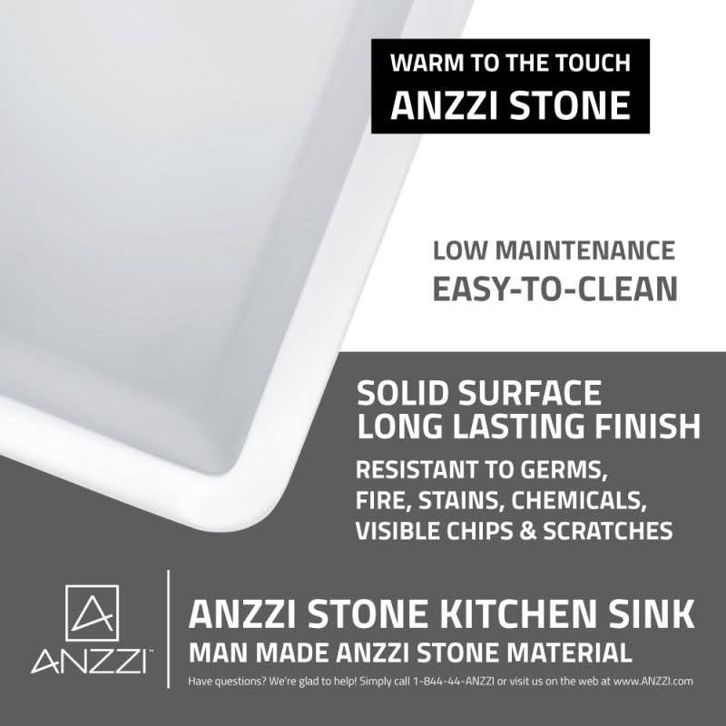 White Single Basin Kitchen Sink Z7218