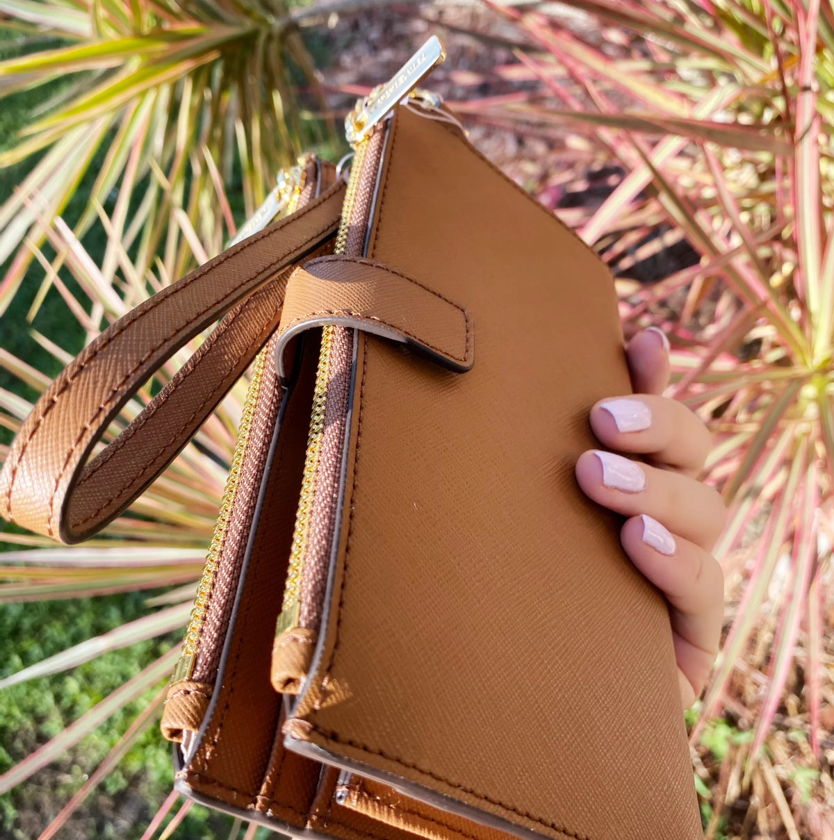 Leather Wristlet Phone Wallet P4729