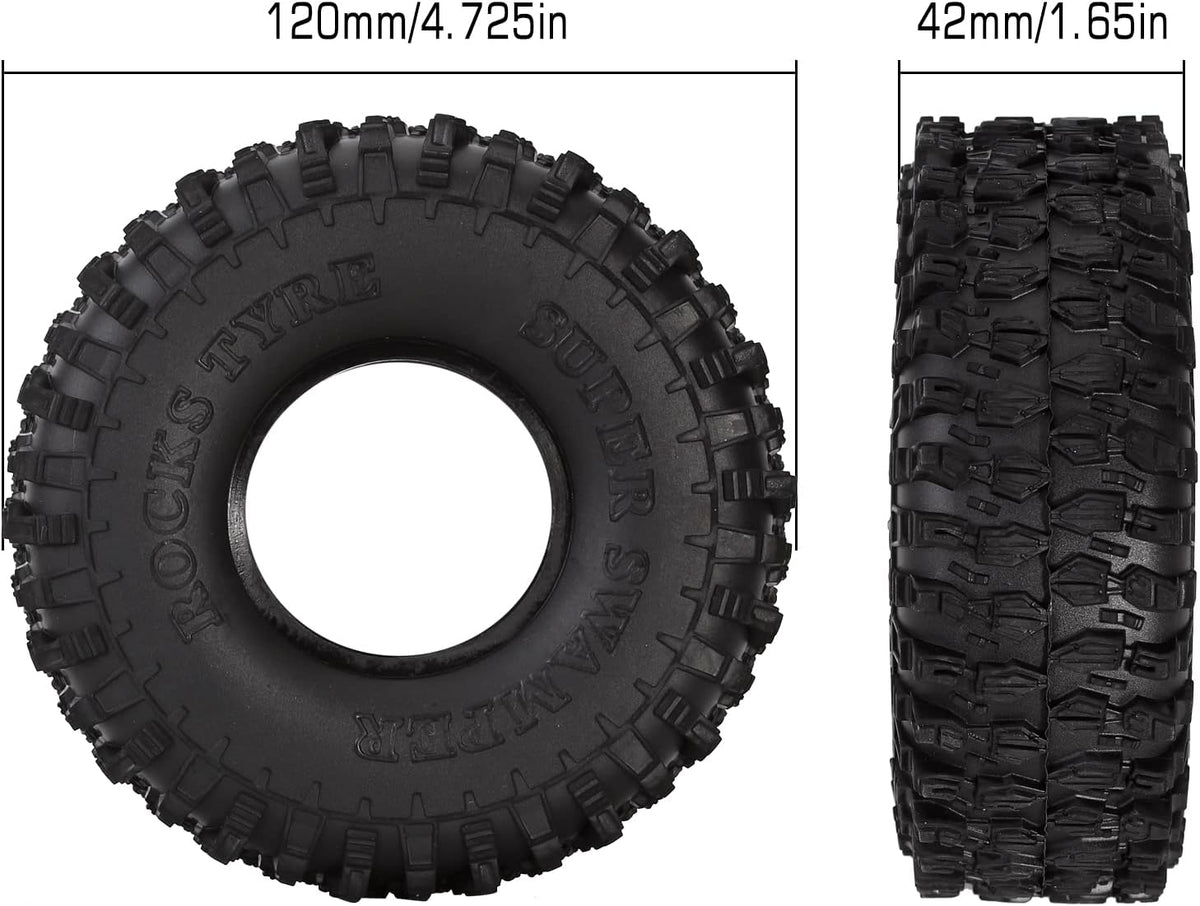 1.9 Crawler Tires 4.7 Inch Outer Diameter 4PCS U950683